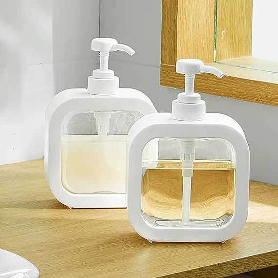 Dish Detergent,Shampoo Lotion Bottle with Pump Head and Label