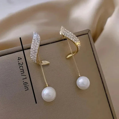 1 Pair Women'S Elegant Hanging Earrings.
