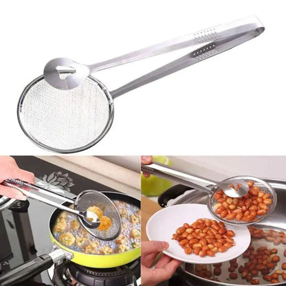 Oil Frying BBQ Filter Stainless Steel Mesh Strainer Kitchen Tool